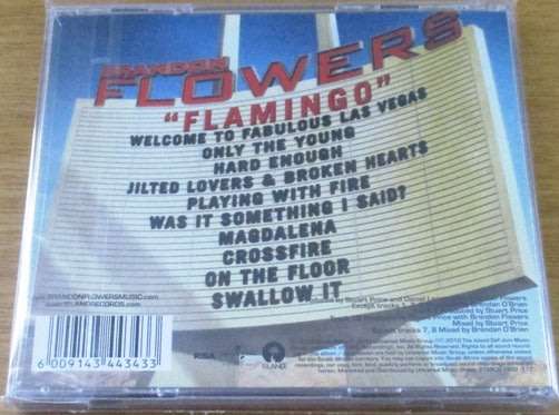 BRANDON FLOWERS of THE KILLERS Flamingo CD