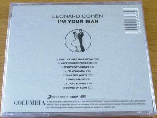 LEONARD COHEN I'm Your Man CD