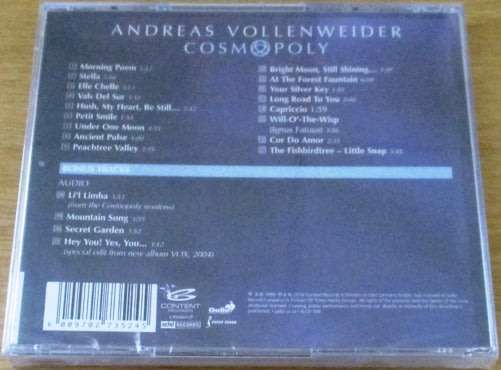 ANDREAS VOLLENWEIDER Cosmopoly [Shelf G Box 1]