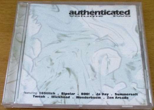 AUTHENTICATED TWO 16 stitch etc, Aunthentic Ideas label sampler [Shelf G Box 1]