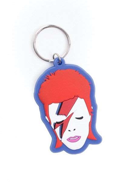 DAVID BOWIE Aladdin Sane Rubber Keychain
