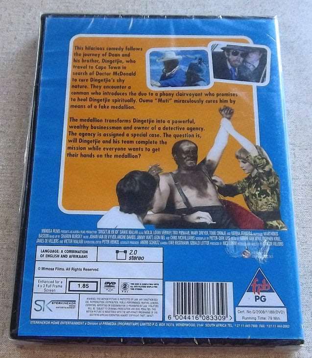 DINGETJIE EN IDI 1977 South African Movie Film DVD