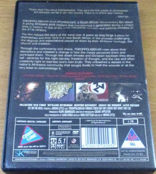 FOKOFPOLISIEKAR Forgive Them for they Know Not what They Do DVD