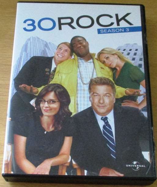 30 ROCK Season 3 DVD Tina Fey Alec Baldwin