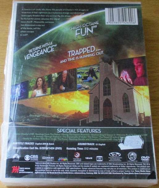 UNDER THE DOME The Complete Season 2