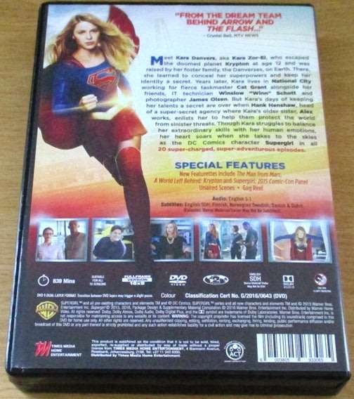 SUPERGIRL Complete First Season 1 DVD