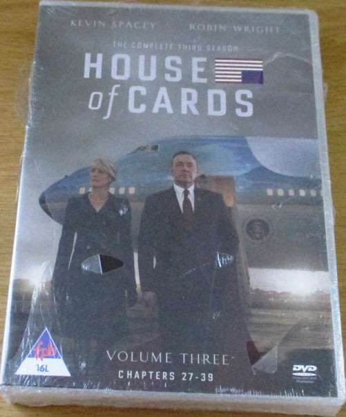 HOUSE OF CARDS The Third Season 3 DVD