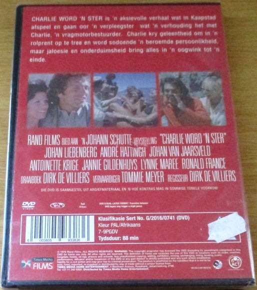CHARLIE WORD `n STER South African Film