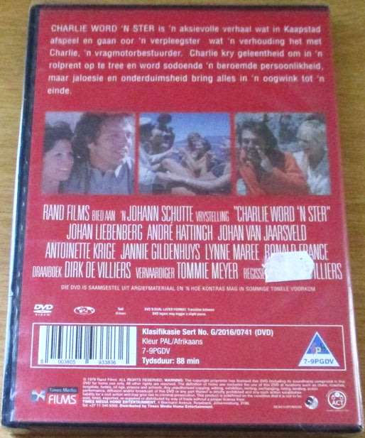 CHARLIE WORD `n STER South African Film