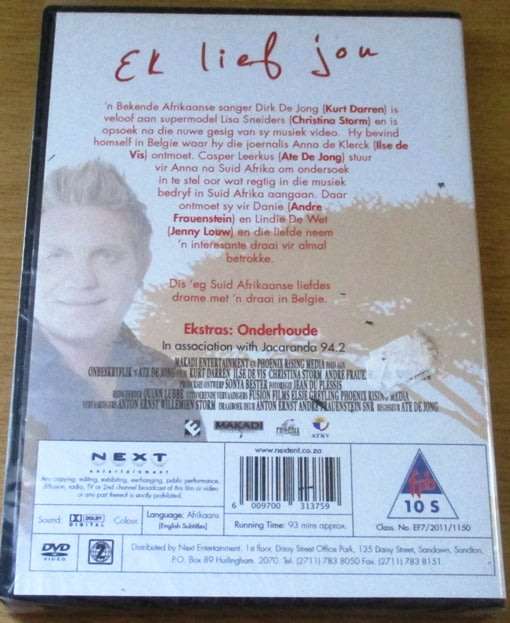 EK LIEF JOU South African Film