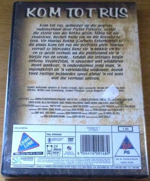 KOM TOT RUS South African Film