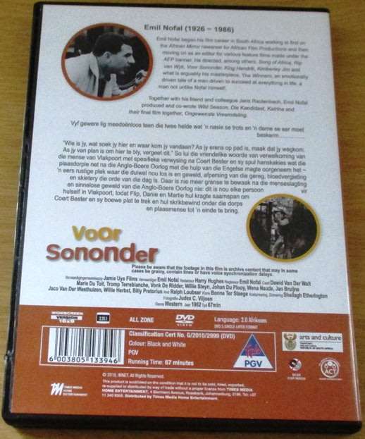 VOOR SONONDER South African Film