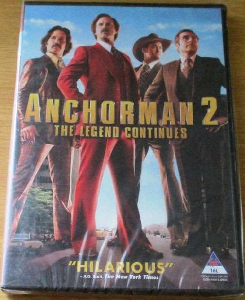 ANCHORMAN 2 The Legend Continues DVD