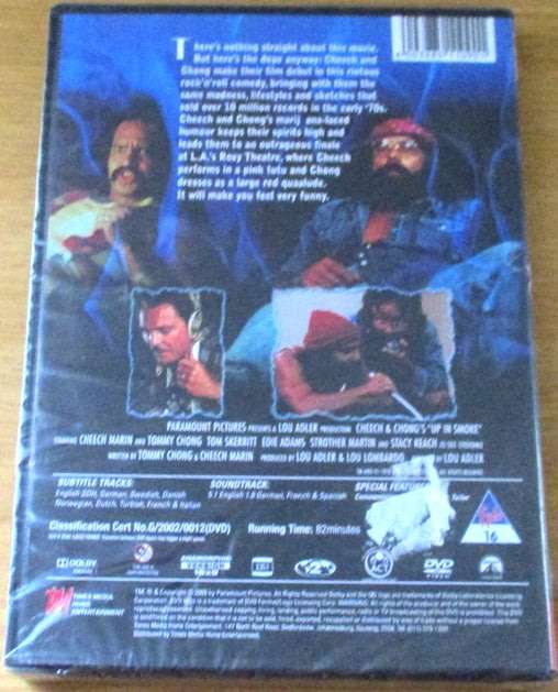 CHEECH + CHONG`S UP IN SMOKE DVD