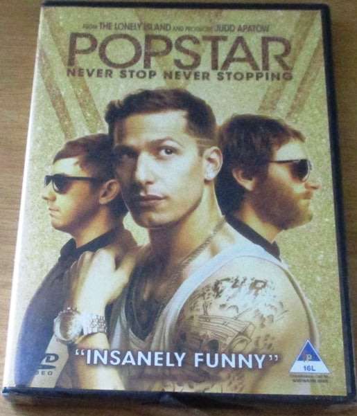 POPSTAR Never Stop Never Stopping  DVD    [EXTREMELY FUNNY MOVIE]