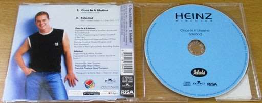 HEINZ WINCKLER Once is a Lifetime / Soledad CD Single [Shelf G box 24 + main stock room]