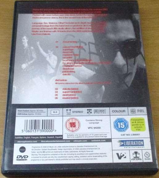 STEREOPHONICS Language.Sex.Violence. Other? DVD
