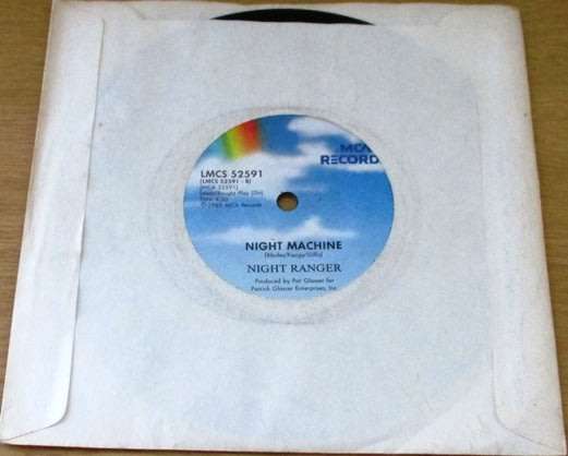 NIGHT RANGER Sentimental Street  7` single VINYL record