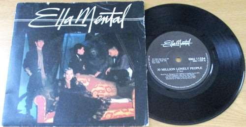 ELLA MENTAL 30 Million Lonely People / Magic Mother 7` single VINYL record