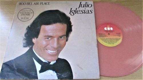 JULIO IGLESIAS 1100 Bel Air Place PURPLE VINYL record