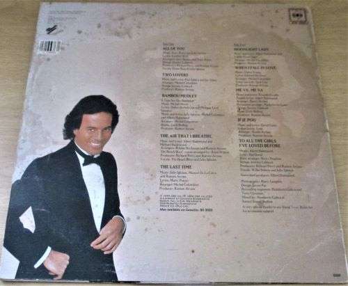 JULIO IGLESIAS 1100 Bel Air Place PURPLE VINYL record
