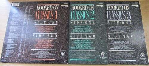 HOOKED ON CLASSICS 1 + 2 + 3  3xLP  VINYL record