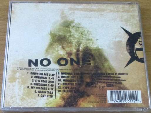 NO ONE NO One     [Shelf G Box 16]
