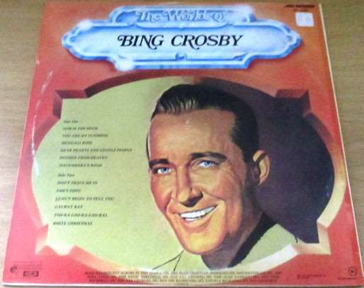 BING CROSBY The World of Bing Crosby VINYL RECORD