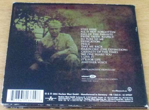 AGNOSTIC FRONT Another Voice   [Shelf G Box 15]