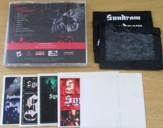 SYNDROM Insanity is Contagious CD + patch etc  [Shelf G Box 9]