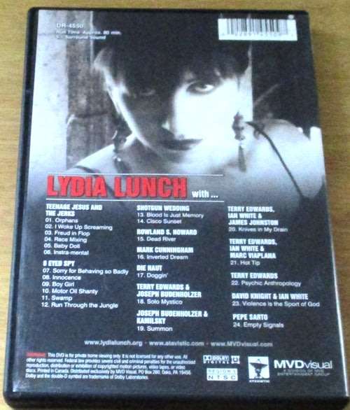 LYDIA LUNCH  Video Hysterie: 1978-2006 DVD