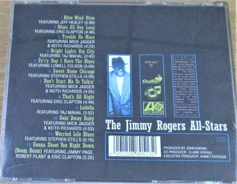 THE JIMMY ROGERS ALL-STARS - BLUES BLUES BLUES  [Shelf G Box 7]