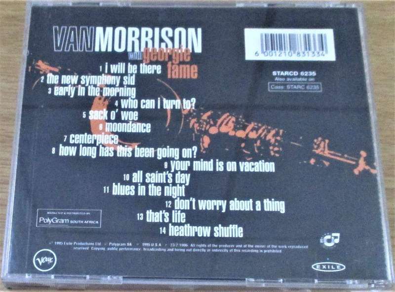 VAN MORRISON with GEORGIE FAME and Friends How Long Has This Been Going On IMPORT CD [Shelf G Box 7]
