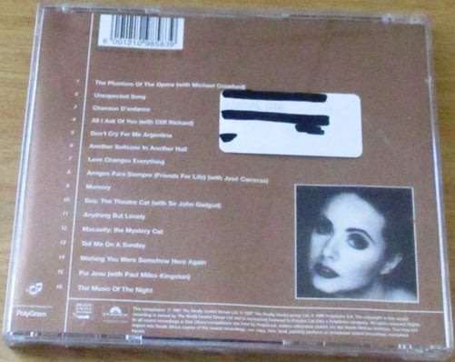 SARAH BRIGHTMAN The Andrew Lloyd Webber Collection  [Shelf Z Box 10]