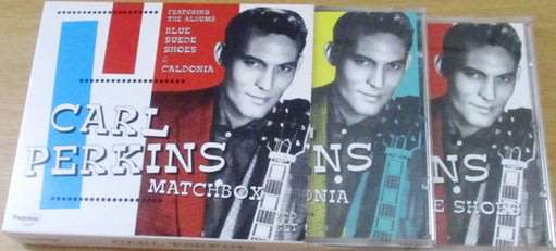 CARL PERKINS Matchbox - Featuring The Albums `Blue Suede Shoes` And `Caldonia` 2xCD [Shelf Z Box 8]