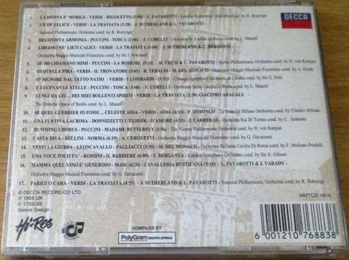 OPERA FESTIVAL The World`s Greatest Opera Favourites  [Classical Box 1]