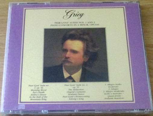 GRIEG Peer Gynt + Piano Concerto The Great Composers  [Classical Box 1]