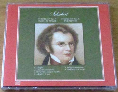 SCHUBERT Symphony No. 8 in B Minor The Great Composers  [Classical Box 1]