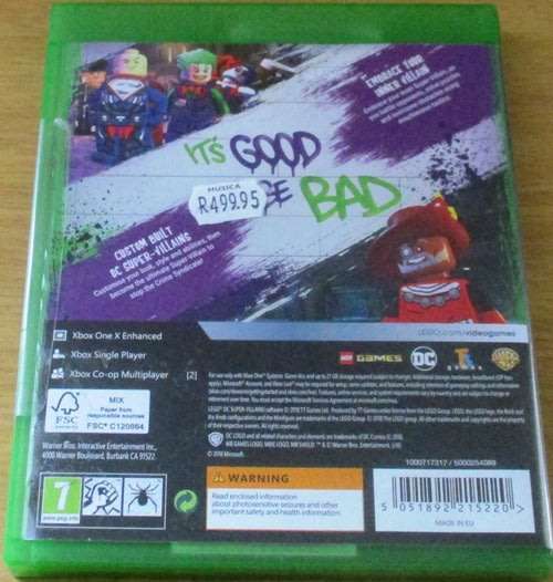 XBOX ONE: LEGO DC SUPER VILLAINS