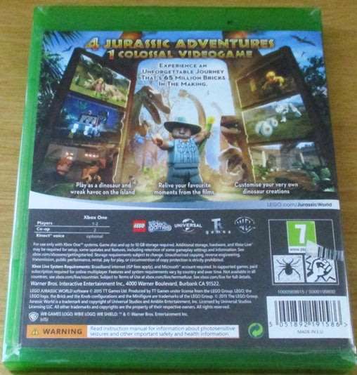 XBOX ONE: LEGO JURASSIC WORLD