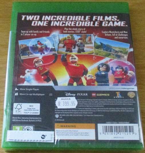 XBOX ONE: THE INCREDIBLES Disney Pixar