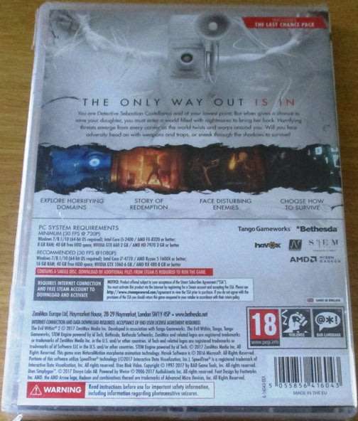 PC DVD GAME: THE EVIL WITHIN