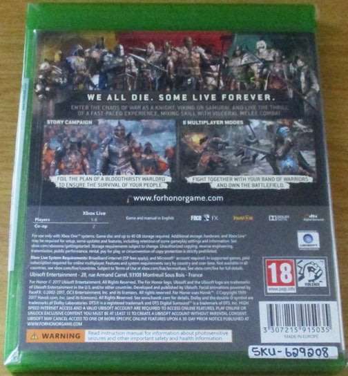 XBOX ONE: FOR HONOR
