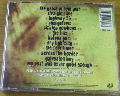 BRUCE SPRINGSTEEN The Ghost of Tom Joad [Shelf Z Box 3]