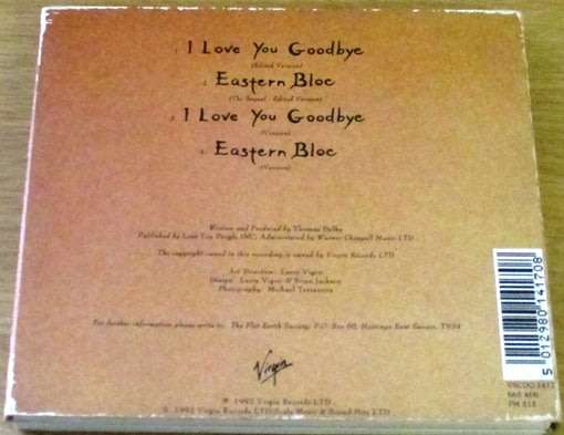 THOMAS DOLBY I love you Goodbye CD Single  [Shelf Z Box 3]