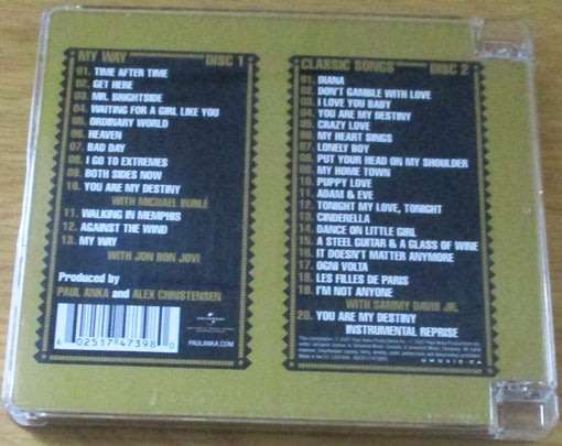 PAUL ANKA Classic Songs My Way  [Shelf G Box 6]