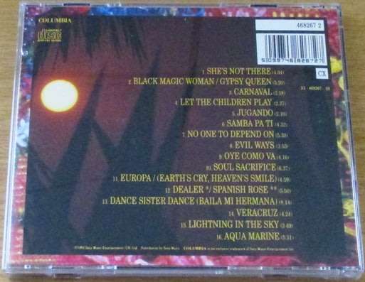 SANTANA The Best Of CD [Shelf Z Box 7]