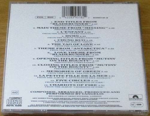 VANGELIS Themes [Shelf Z Box 5]