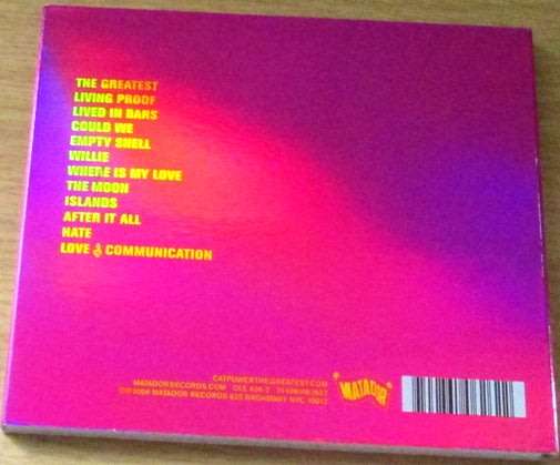 CAT POWER The Greatest Digipak CD [Shelf G Box 10]