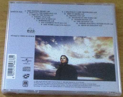 CHRIS DE BURGH Spark to a Flame The Very Best Of CD [Shelf Z Box 3]